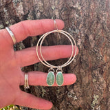 Turquoise Hoop Earrings