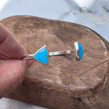 Turquoise Triangle Cuff Bracelet