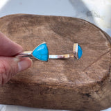 Turquoise Triangle Cuff Bracelet 2