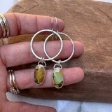 Turquoise Hoop Earrings