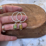 Turquoise Hoop Earrings
