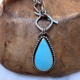 Lone Mountain Turquoise Toggle Necklace