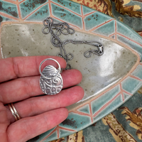 Turquoise Necklace with Pyrite Speckles