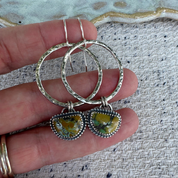 Half Moon Hoop Earrings
