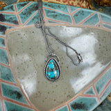 Turquoise Necklace with Pyrite