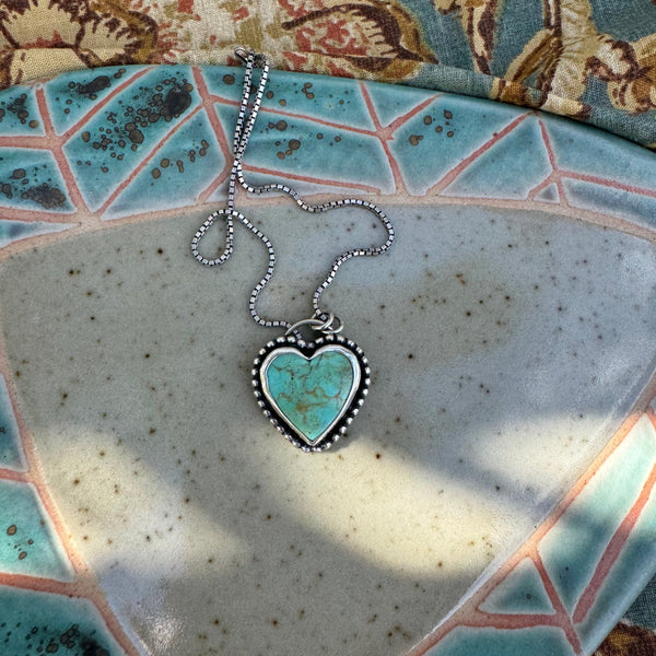 Turquoise Heart Necklace
